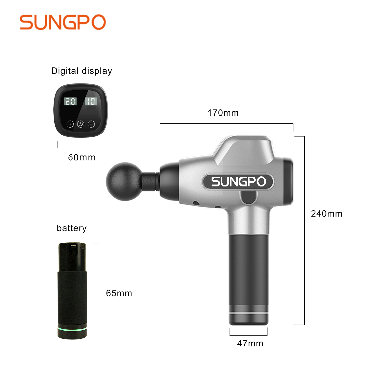 SUNGPO popular massage gun supplier for sports rehabilitation-1