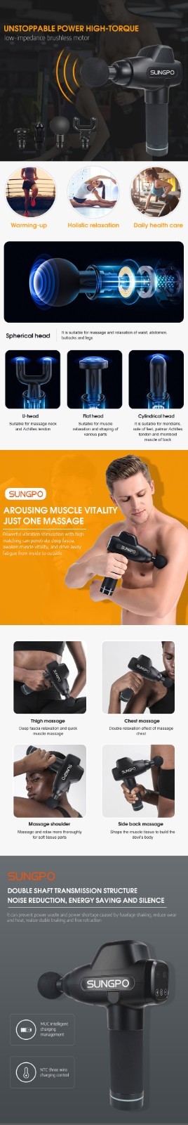 SUNGPO power massagers with good price for sports rehabilitation