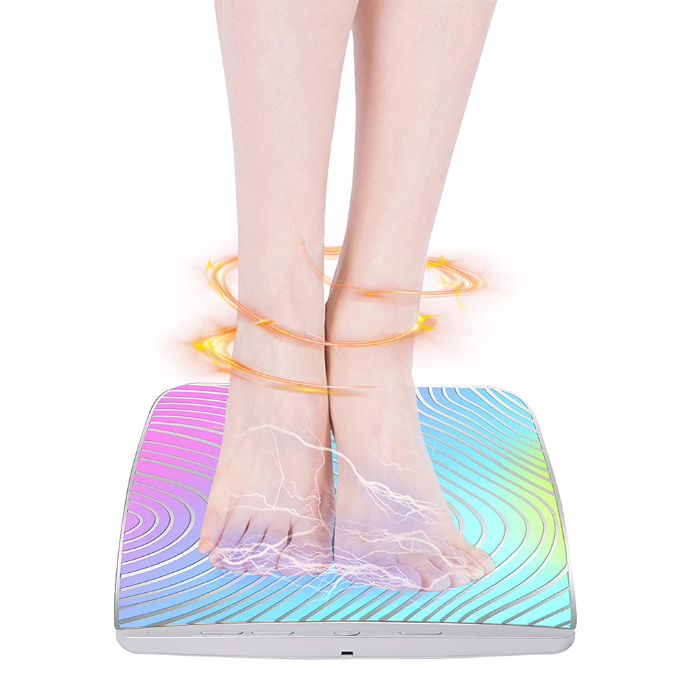 BK 2022 OEM ODM Hot Amazon Electric USB Mat muscle TENS EMS Foot Massage Pad for blood circulation