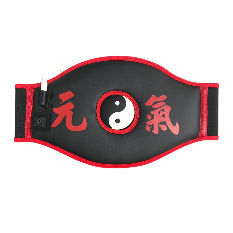 Red pulse heating  physiotherapy massage belt Warm in the winter